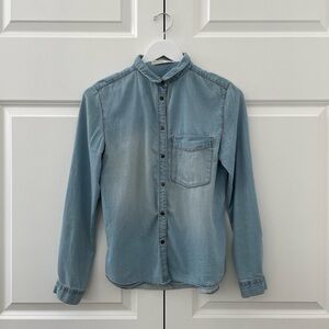 Zara Kids Denim Button Down Shirt